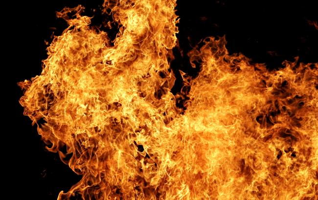 В Полтавской области пожар уничтожил часть экспозиции Сорочинской ярмарки