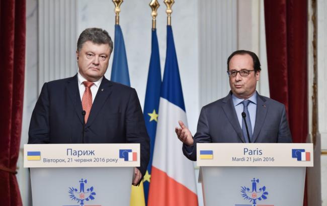 Порошенко и Олланд анонсировали новую встречу в нормандском формате