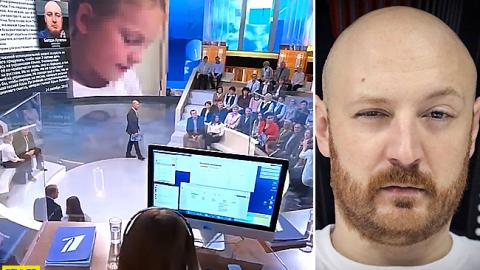 "Розп'ятий хлопчик плаче": український журналіст обурений тим, що його дочку показали на російському ТБ