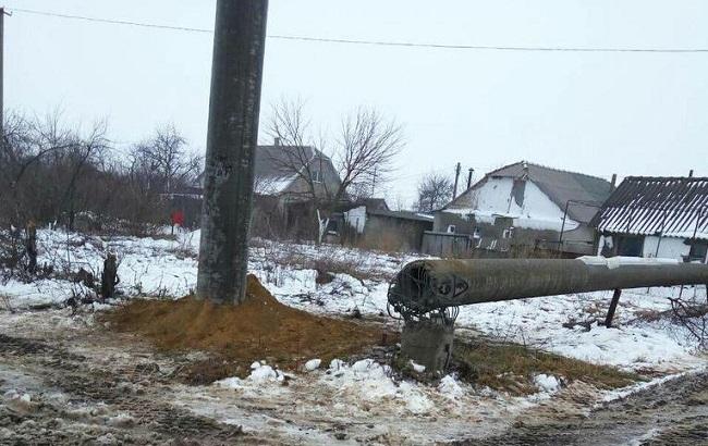 В Одесской области повреждены 1100 опор воздушных линий электропередач