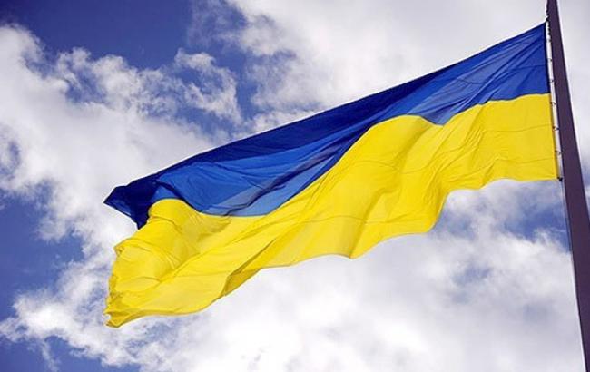 В оккупированном Донецке ночью появился флаг Украины