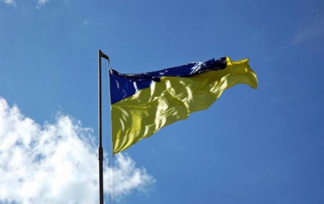 Воины АТО установили украинский флаг в 150-ти метрах от врага