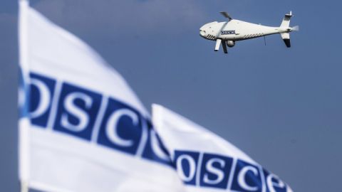 Боевики на Донбассе обстреляли беспилотник ОБСЕ