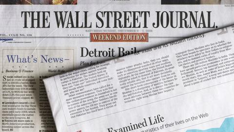 Газета WSJ выпустила последний номер в Европе