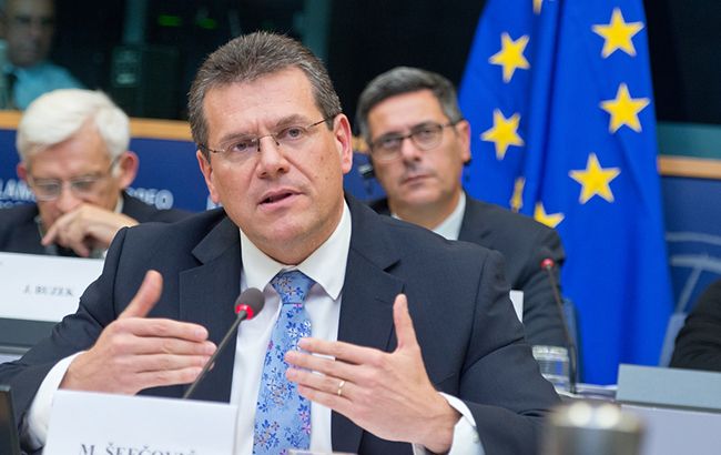 Вице-президент Еврокомиссии Шефрович встретится с Гройсманом