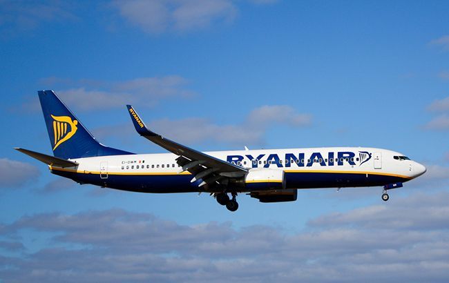 Ryanair збільшить частоту польотів по 4 маршрутам в Україну