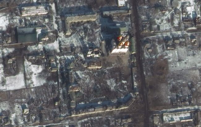 Спутники Maxar показали, как выглядят села на Донбассе после месяцев обстрелов (снимки)
