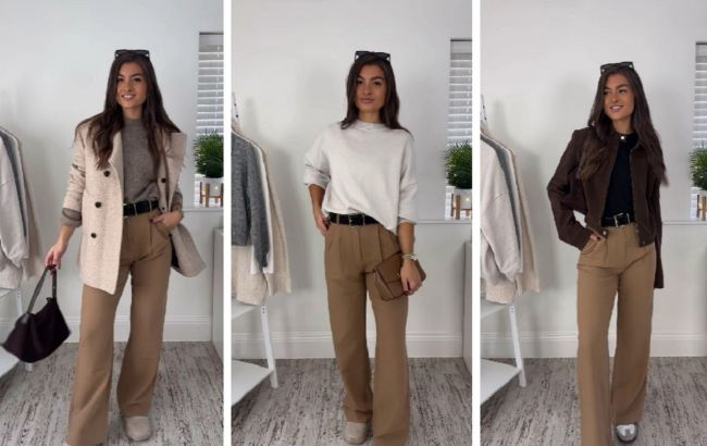 Як стилізувати класичні брюки: блогерка показала 3 варіанти на кожен день (відео)