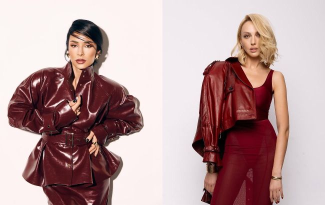 В чем отпраздновать День святого Валентина: стильные образы Огневич и Поляковой в самом трендовом оттенке 2025 года