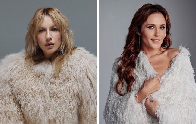 Короткая шуба из эко-меха - тренд сезона: как такую верхнюю одежду носят Леся Никитюк и Наталка Денисенко