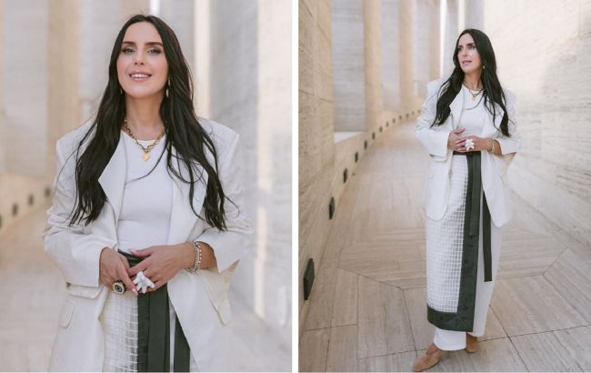 Джамала показала стильный прием, как обновить классический костюм с брюками