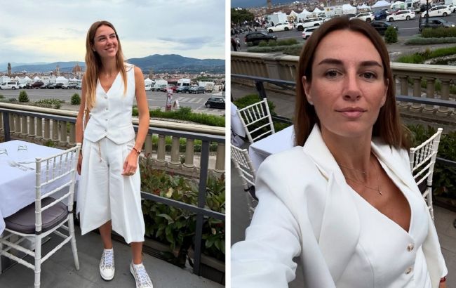 Костюмный жилет - новый тренд весны 2025: как его носит жена Решетника