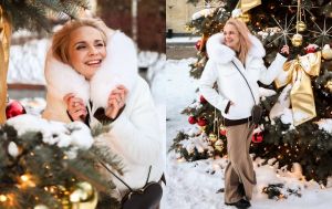 Куртка з хутряним коміром повертається в моду: як її носить Лілія Ребрик