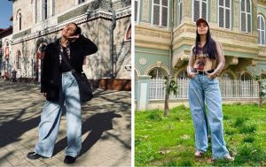 Як носити широкі джинси восени: Джамала показала два стильні "луки"