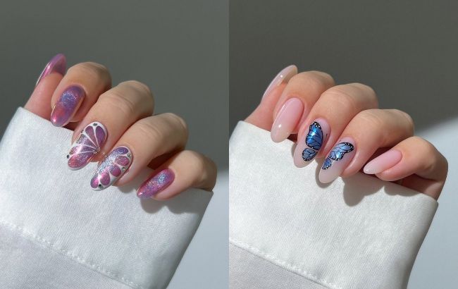 Бабочки на ногтях - самый горячий весенний тренд маникюра, который покоряет модниц во всем мире