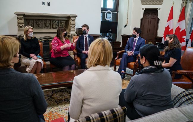 Премьер-министр Канады встретился с украинскими депутатами