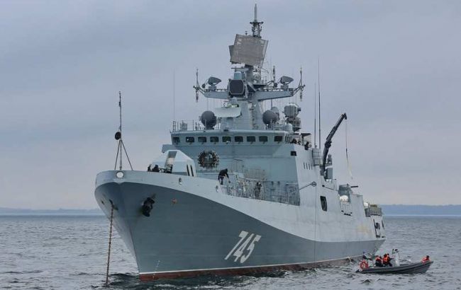 До Сирії прибув новітній російський фрегат "Адмірал Григорович"
