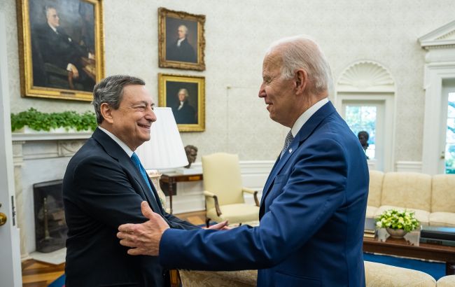 Байден обсудил с премьером Италии укрепление связей на фоне войны РФ против Украины