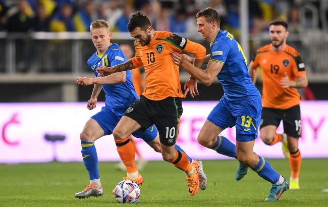 Збірна України не змогла дотиснути Ірландію у Лізі націй