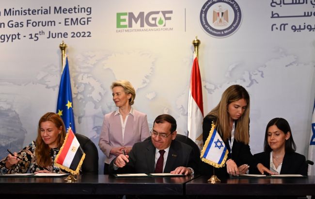 ЄС купуватиме Ізраїльський газ замість російського. Поставки підуть через Єгипет