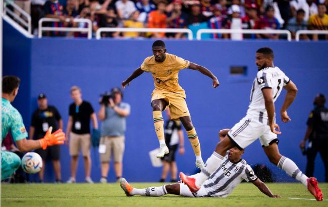 "Барселона" расписала боевую ничью с "Ювентусом" в США: видео