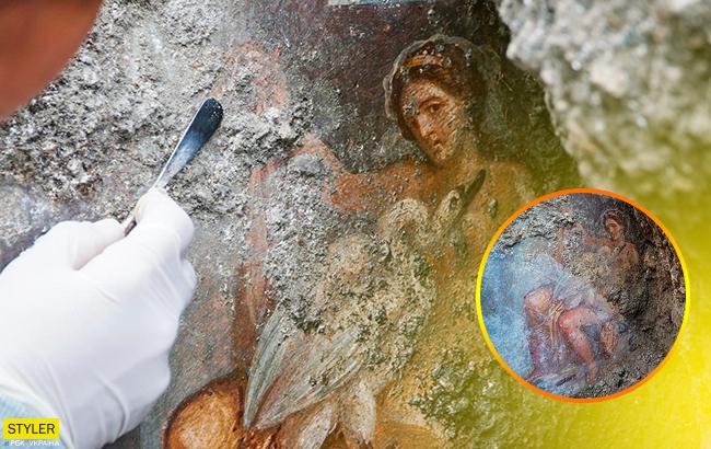 Археологи обнаружили необычную эротическую фреску