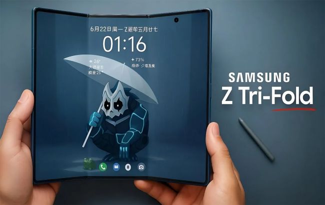 Samsung готується показати смартфон із трьома екранами: названо дату прем'єри
