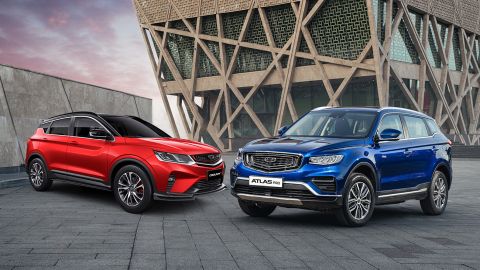 Два кроссовера под елочку: китайский бренд Geely возвращается в Украину с двумя моделями