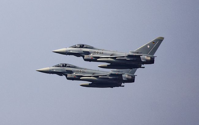 В Германии столкнулись два истребителя