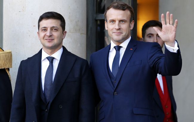 У Франції почались переговори Зеленського і Макрона