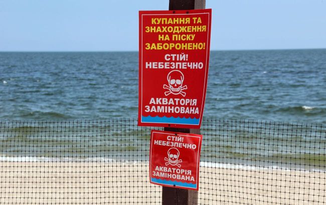 В Одессе на берег вынесло морскую мину, ее взорвали