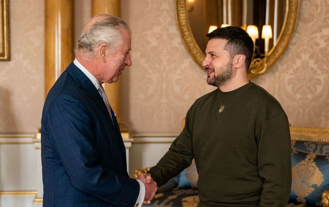 Зеленский встретился с королем Британии Чарльзом III