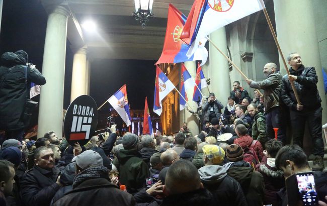Протесты в Сербии: полиция задержала по меньшей мере 38 митингующих