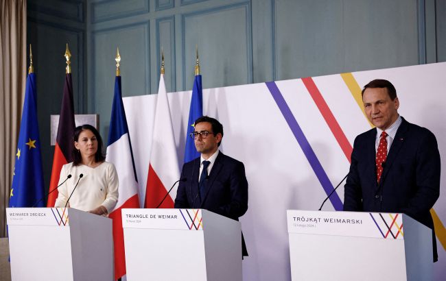 "Не должны допускать серых зон". Польша, Франция и Германия предостерегают от уступок Путину