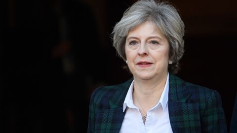 Мей взяла участь в останньому заході перед відставкою