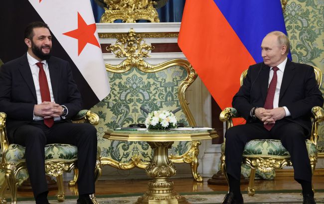 Путин впервые встретился с президентом Сирии в Кремле после свержения Асада (видео)