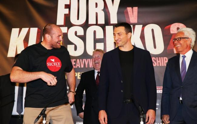 Кличко собирается набить лицо Фьюри за антисемитские и гомофобские высказывания