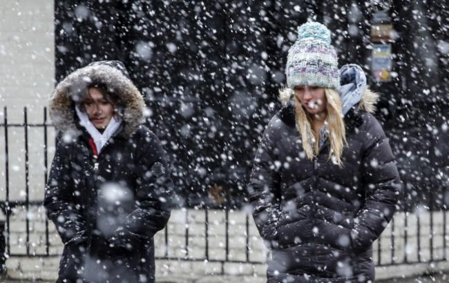 Синоптики предупреждают о мокром снеге в Киеве