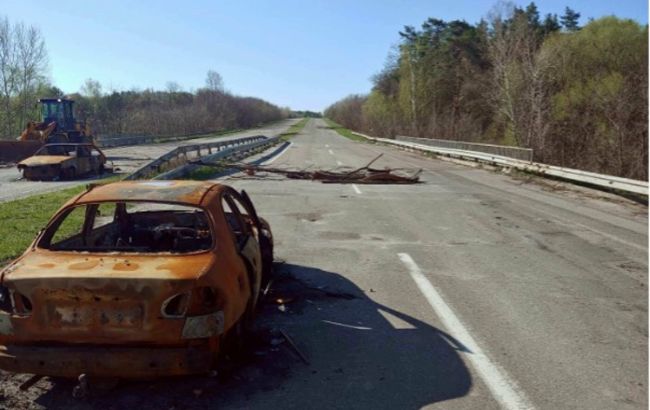 В Черниговской области отремонтировали часть дорог и устроили временные переправы