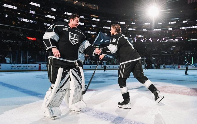 Воротар "Лос-Анджелеса" з шатаутом став головною зіркою вечора НХЛ: відео