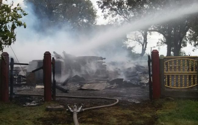 В Житомирской области сгорела церковь Московского патриархата