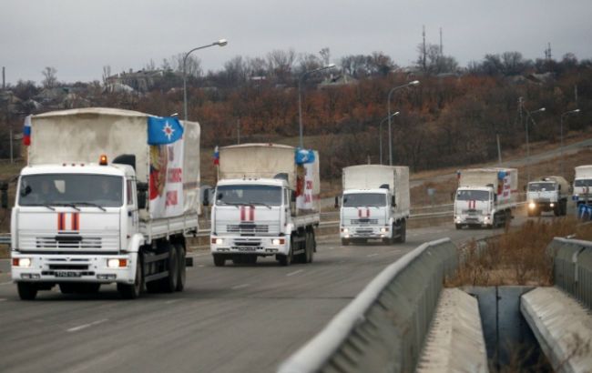 На Донбасс с августа 2014 г. проследовало почти 3,4 тыс. машин "гумконвоев" РФ, - ГПС