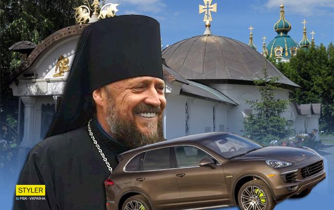 "Мені люди допомагають": настоятель "Десятинного монастиря" "намолився" на Porshe за 1,5 млн