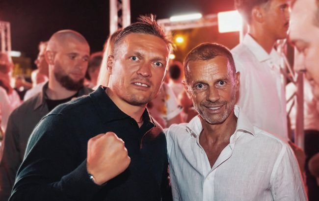 Поддержка чемпиона: Усик поблагодарил президента УЕФА за четкую позицию по Украине