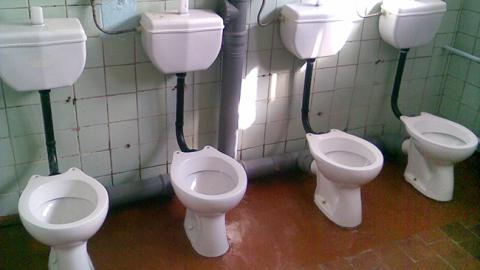 "Шкода. що без оркестру": соцмережу насмішило урочисте відкриття туалету в українській сільській школі