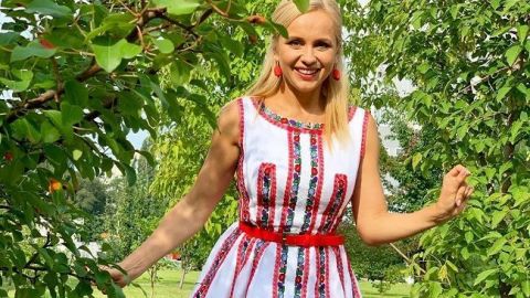 Изысканное утро: Лилия Ребрик очаровала эффектным образом в этно-стиле