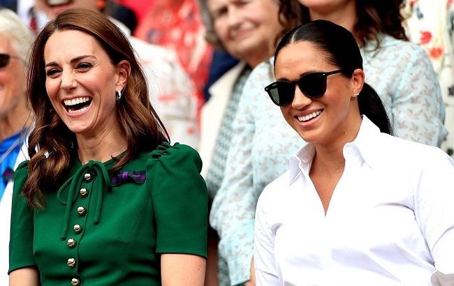 Кейт Миддлтон и Меган Маркл в элегантных нарядах посетили финал Уимблдона