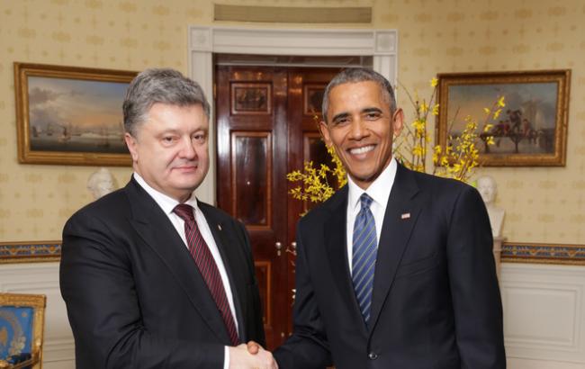 Порошенко та Обама домовилися скоординувати зусилля для імплементації Росією мінських домовленостей