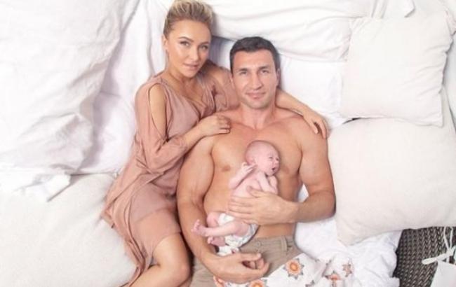 Кличко и Панеттьери показали новые фото дочери