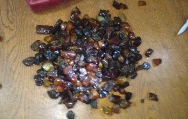 У Волинській області в українця вилучили близько 2 кг бурштину